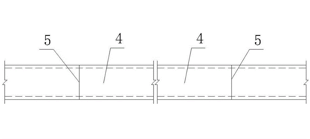 Construction method of prestress common pipe ditch