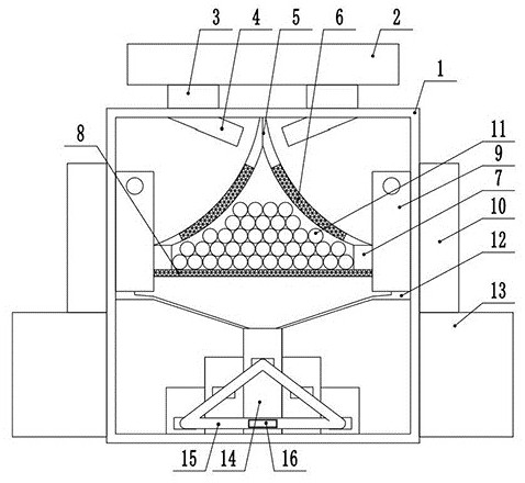 Medical wastewater multi-stage treatment device