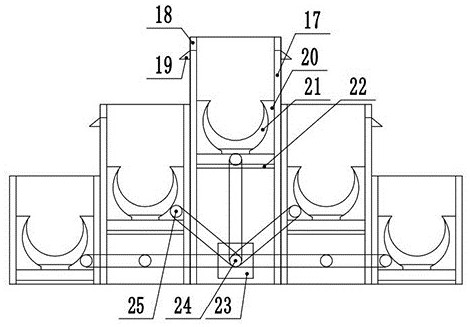 Medical wastewater multi-stage treatment device