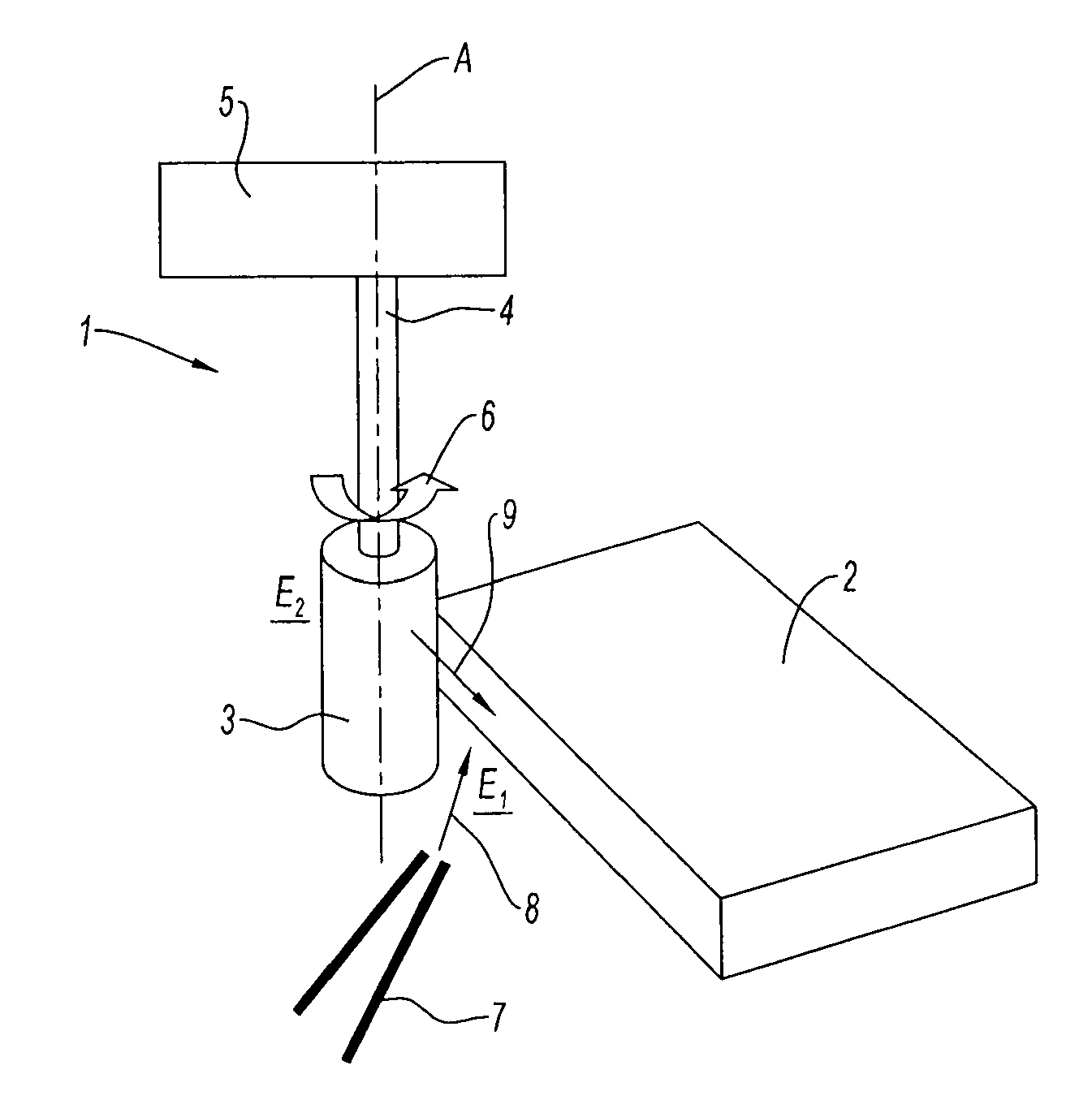 Method and device for machining a part by abrasion