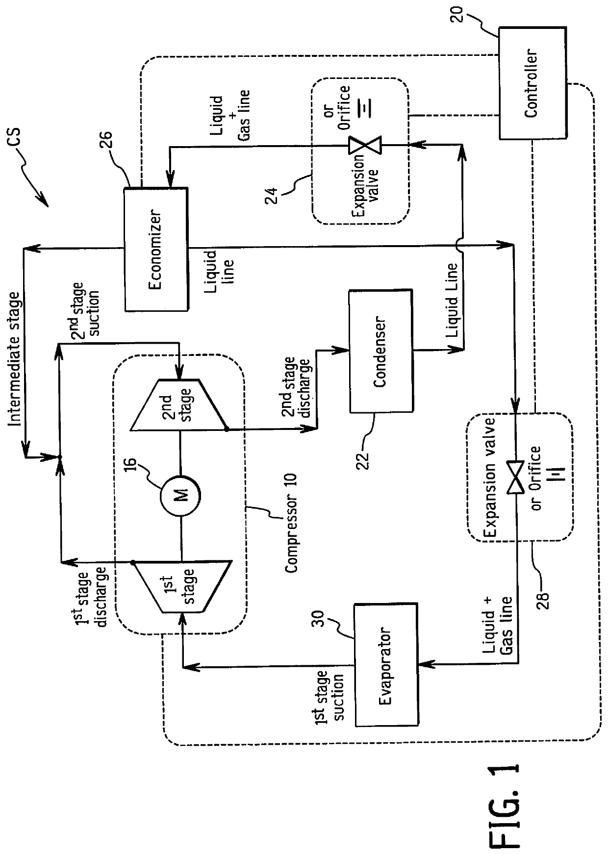 Centrifugal compressor for use with low global warming potential (GWP) refrigerant