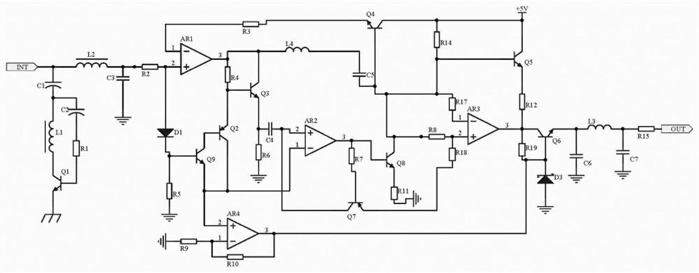 A computer signal compensation circuit