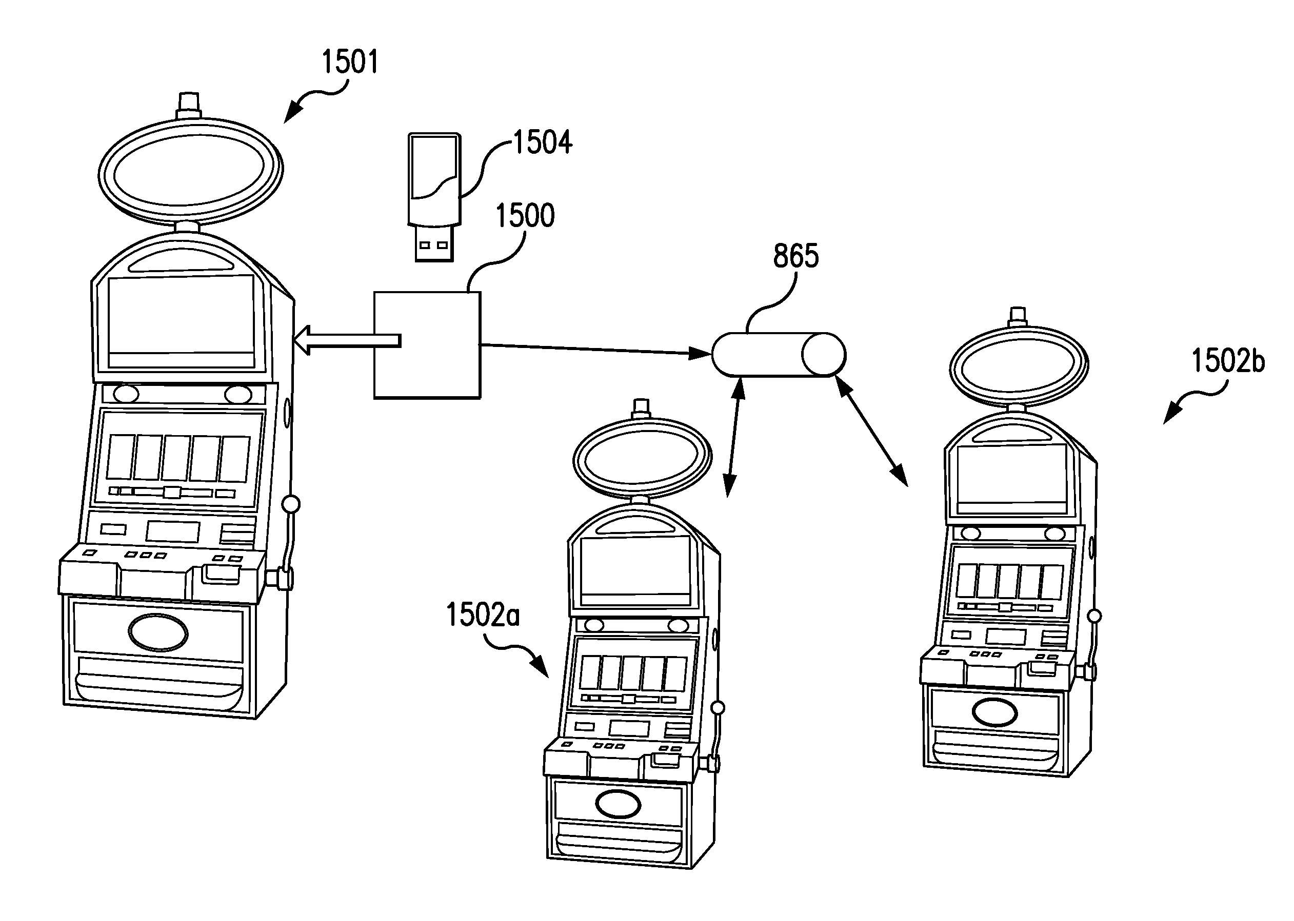 Progressive Configuration Device, System and Method for Gaming Devices