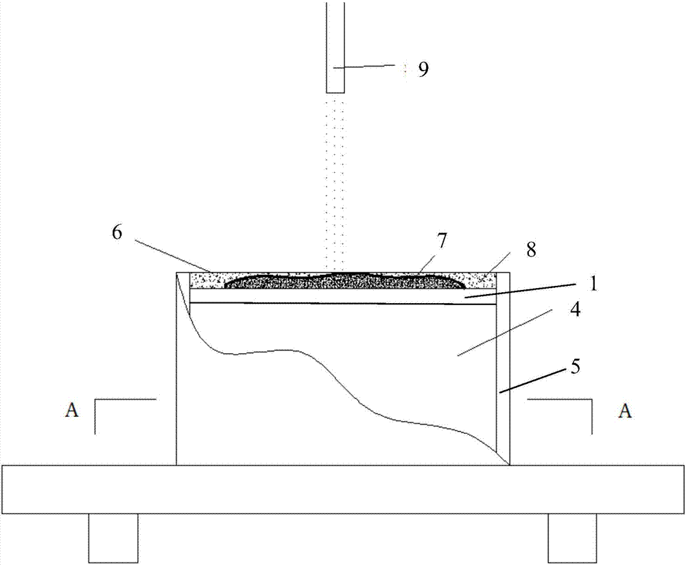 Method for preparing composite coating by using preset piece method to conduct laser multi-layer cladding