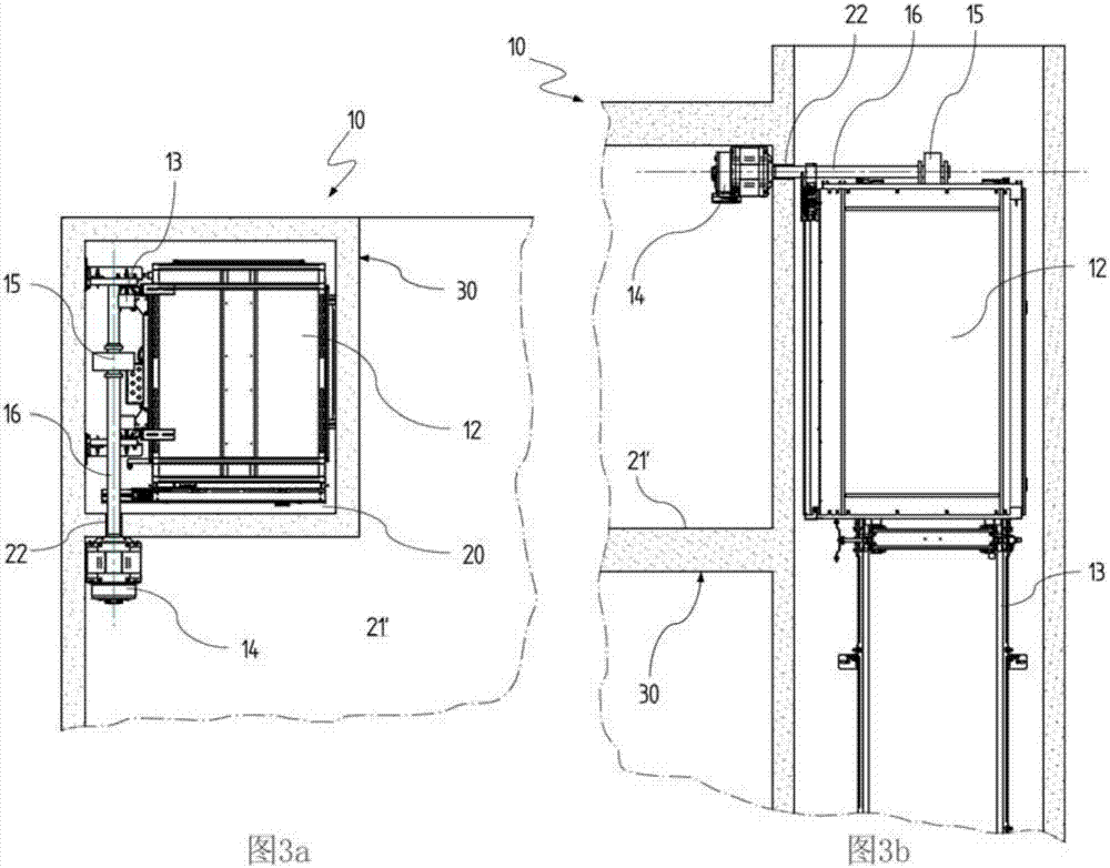 Server-room-free elevator system of generator system accessible from outside