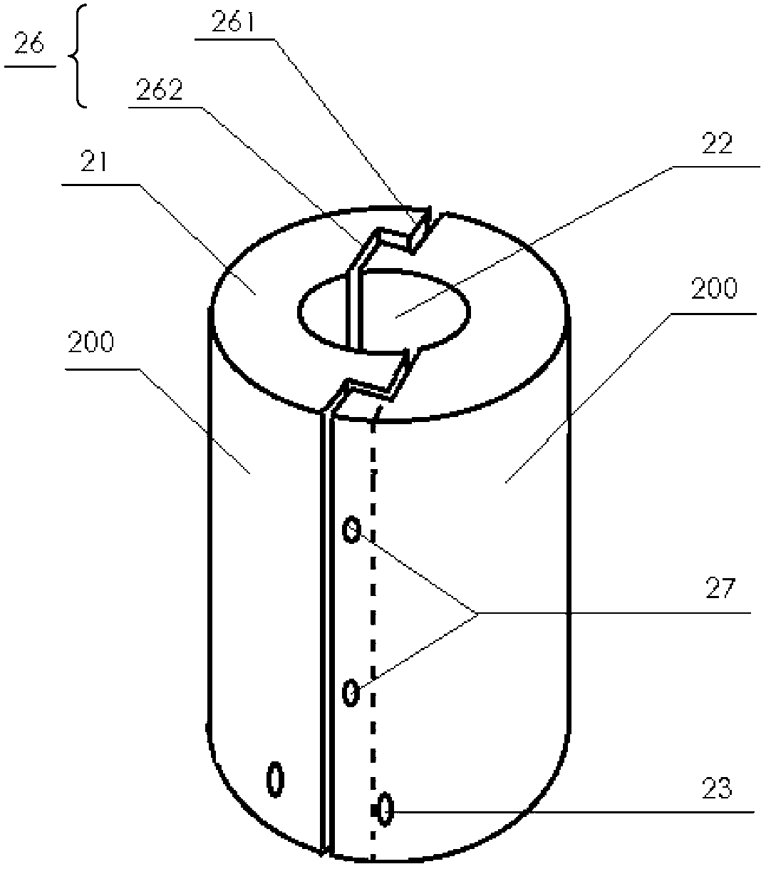 Oil well mouth blowout preventing device