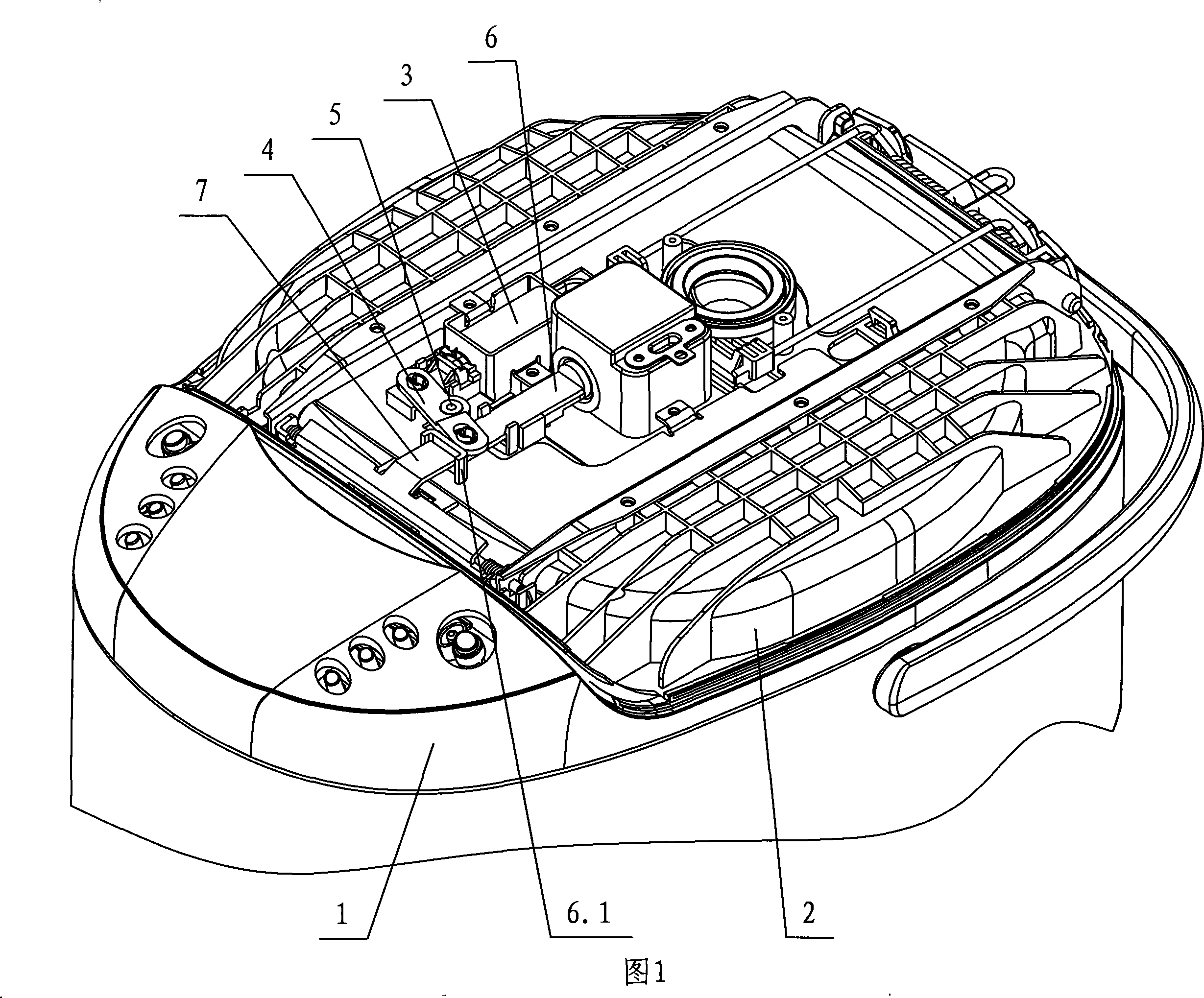 Cooker lid safety locking device for electric pressure cooker and control method thereof