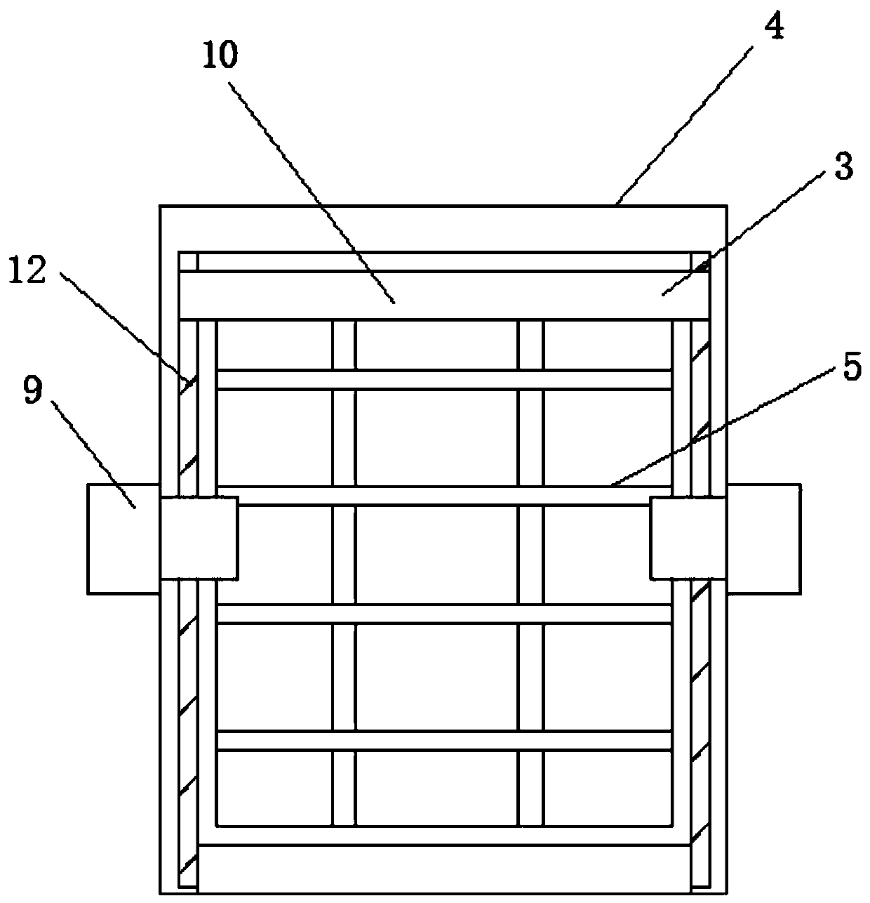 Solar photovoltaic power generation panel assembly support