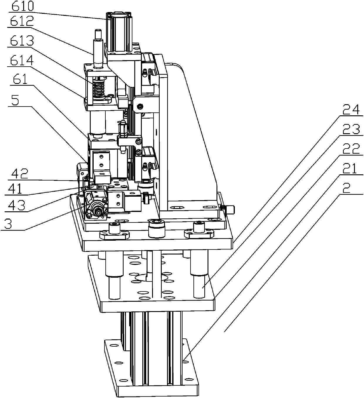 Electrode clamping welding mechanism