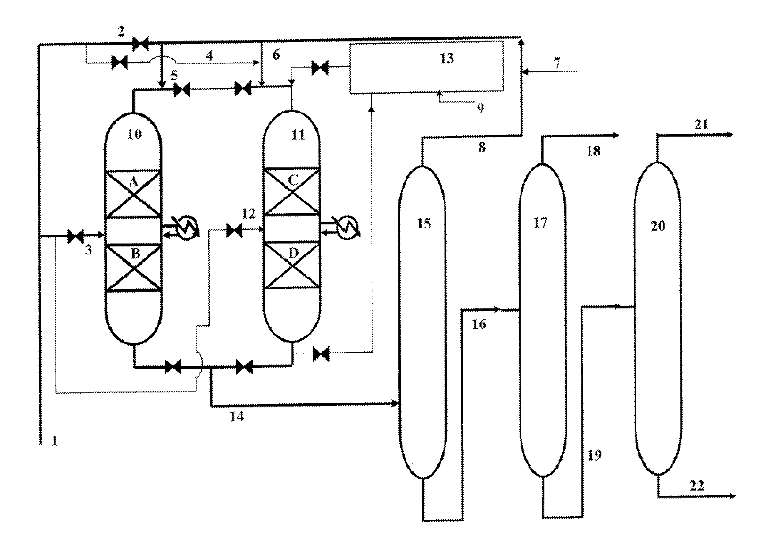 Process for the production of phenylalkanes that uses at least two alkylation reactors in parallel