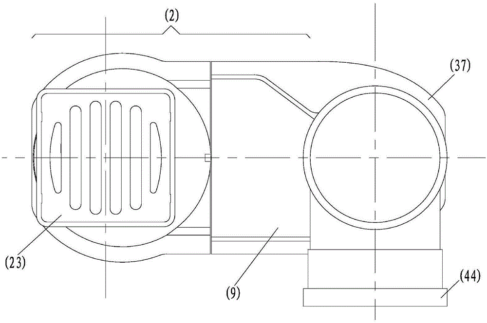 Building drainage concentrator