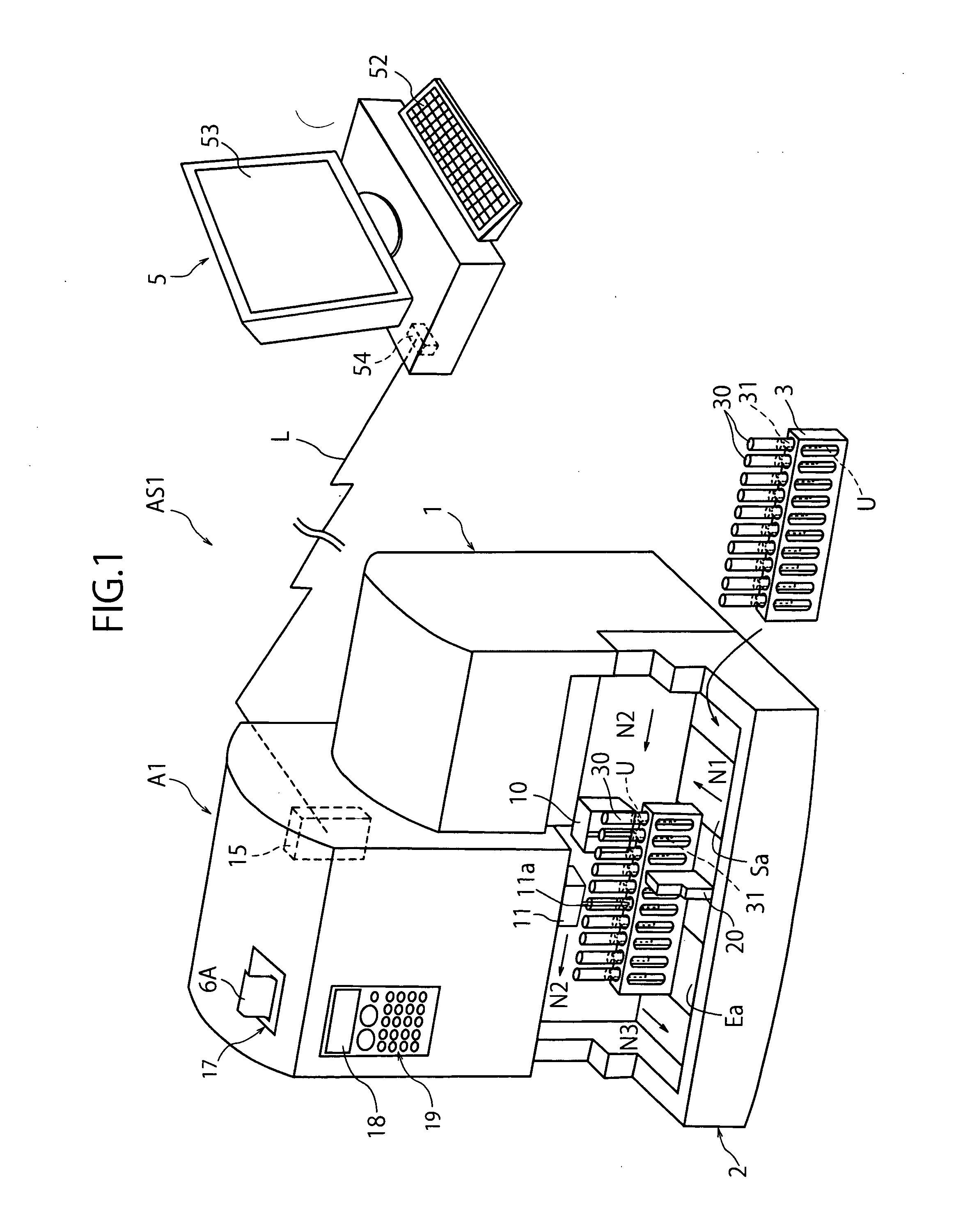 Data output method in analysis of sample, analytical device, and analytical system