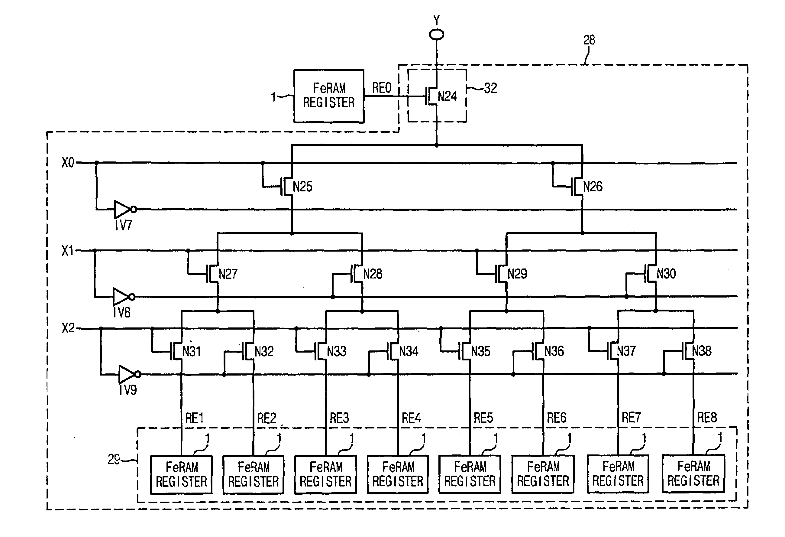 Nonvolatile programmable logic circuit