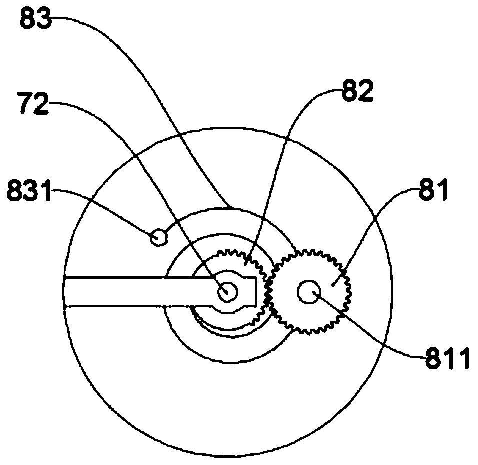 A soil remediation device for accumulating and scattering soil