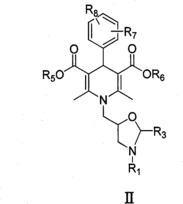 Dihydropyridine type tumor chemotherapeutic sensitizer and application thereof