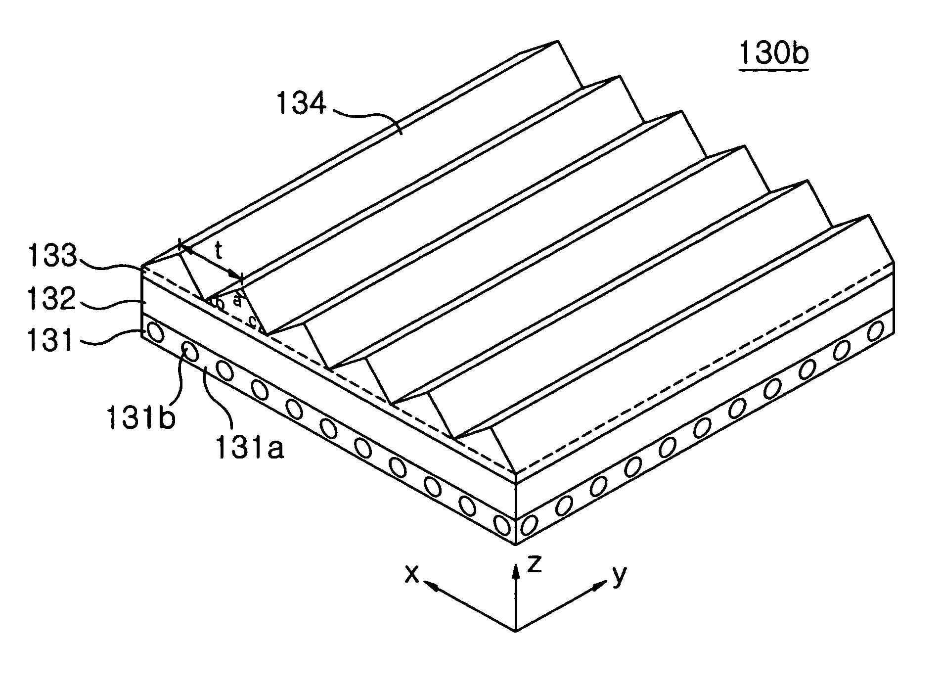 Prism sheet, backlight unit and liquid crystal display