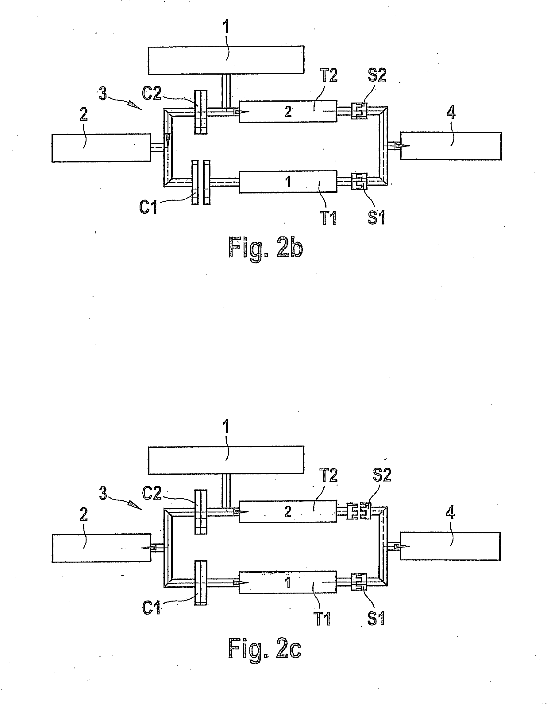 Method and device for starting the movement of a hybrid vehicle