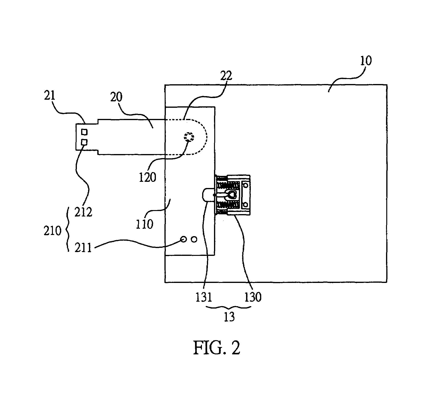 Connector concealment mechanism for computer peripheral device