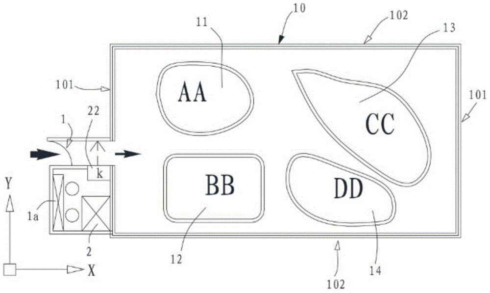 Area entry/exit tracking positioning system