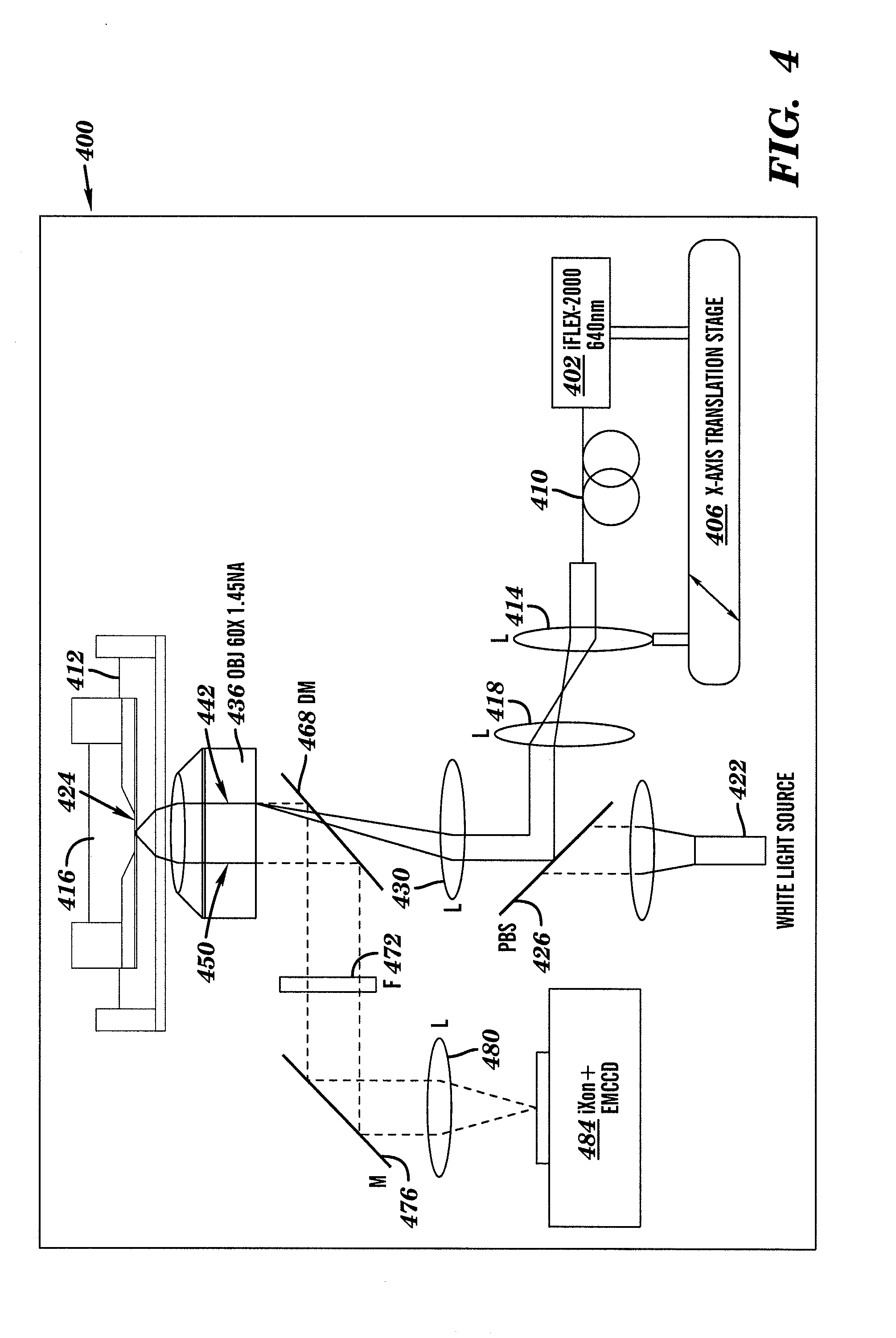 Method for imaging on thin solid-state interface between two fluids