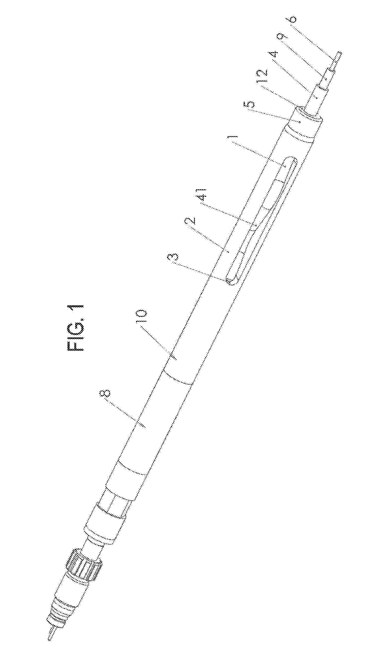 Tubular electric cable fittings with strain relief