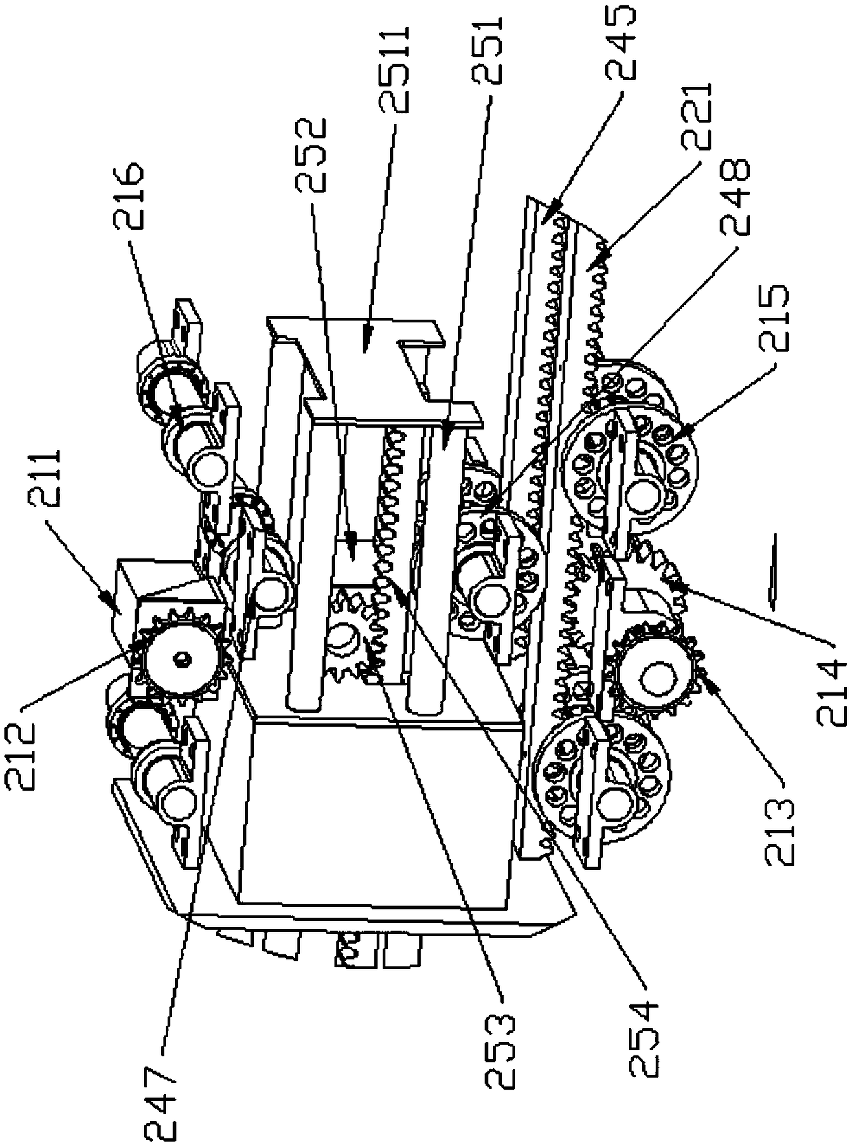 Mast cantilever crane