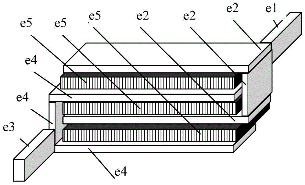 Thermopile and automobile exhaust waste heat generation and refrigeration device employing same