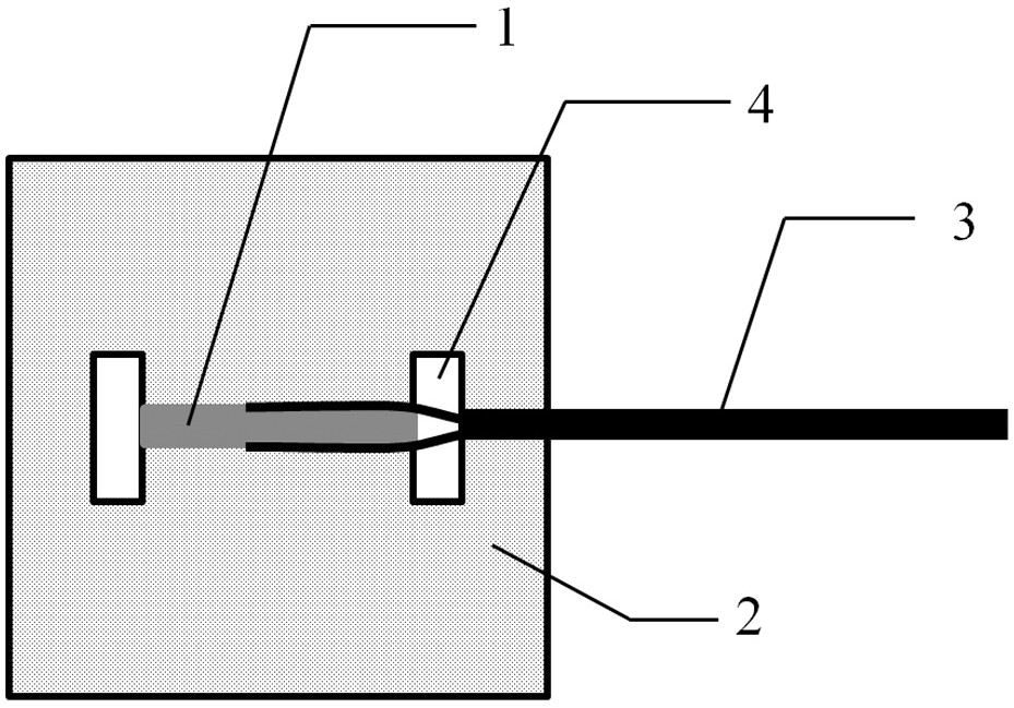 Piezoelectric sensor for monitoring internal unidirectional stress of component and application thereof