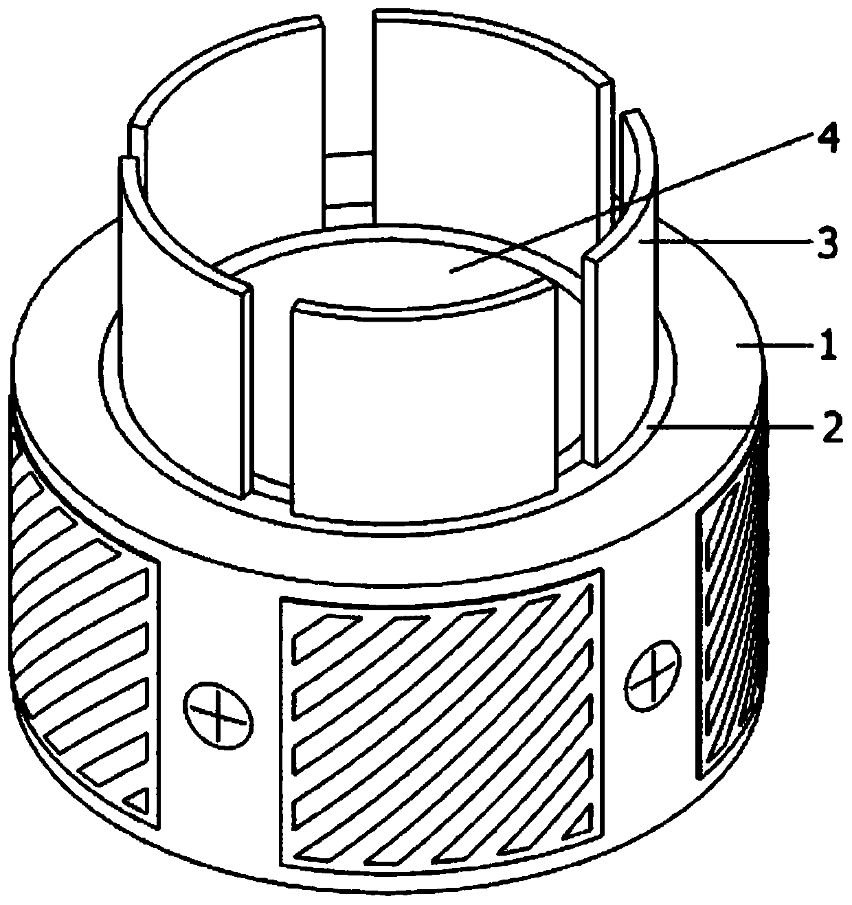 Bridge pier protection structure based on building safety