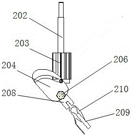 Automatic single-knife screen printing device with segmented drive