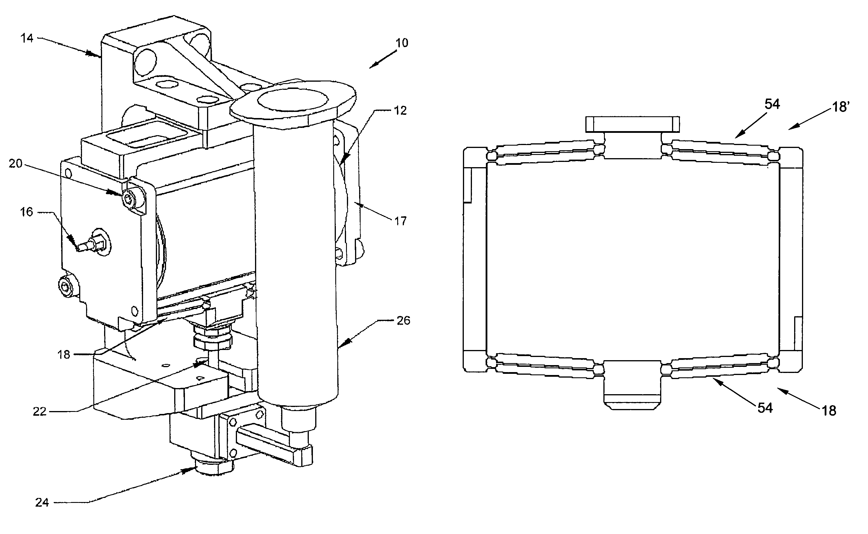 Jet dispenser comprising magnetostrictive actuator