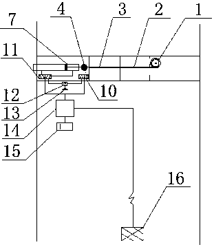 A dual-cylinder type automatic control system and control method for windshields in coal mines