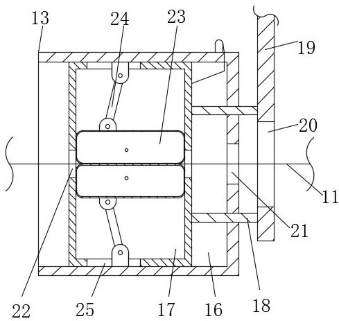 Pressing hemostasis device for cardiovascular internal medicine surgery