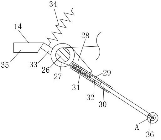 Pressing hemostasis device for cardiovascular internal medicine surgery