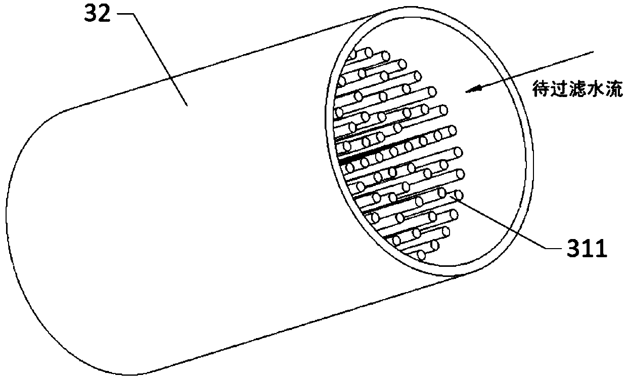 Lint filter assembly and washing apparatus equipped with same