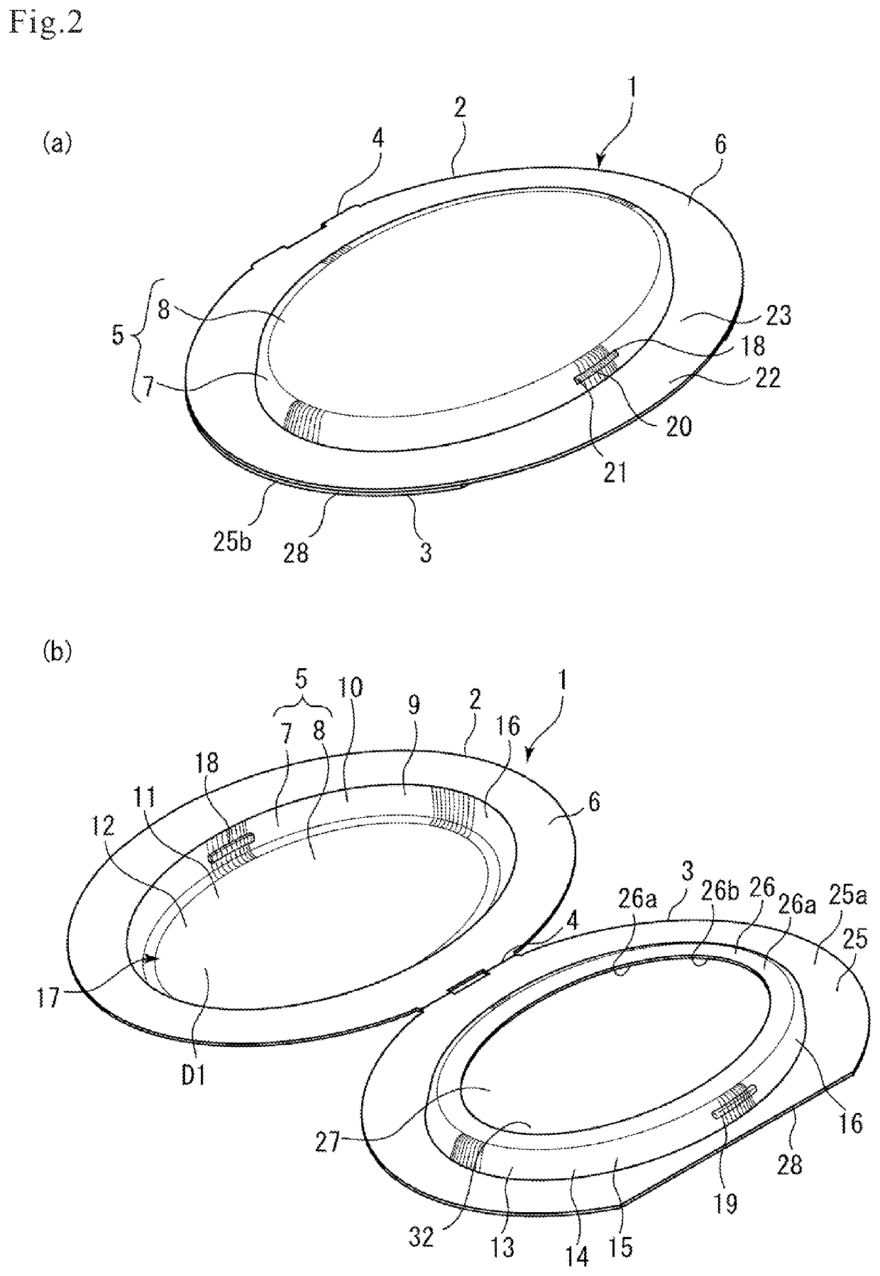 Lid member and its manufacturing method