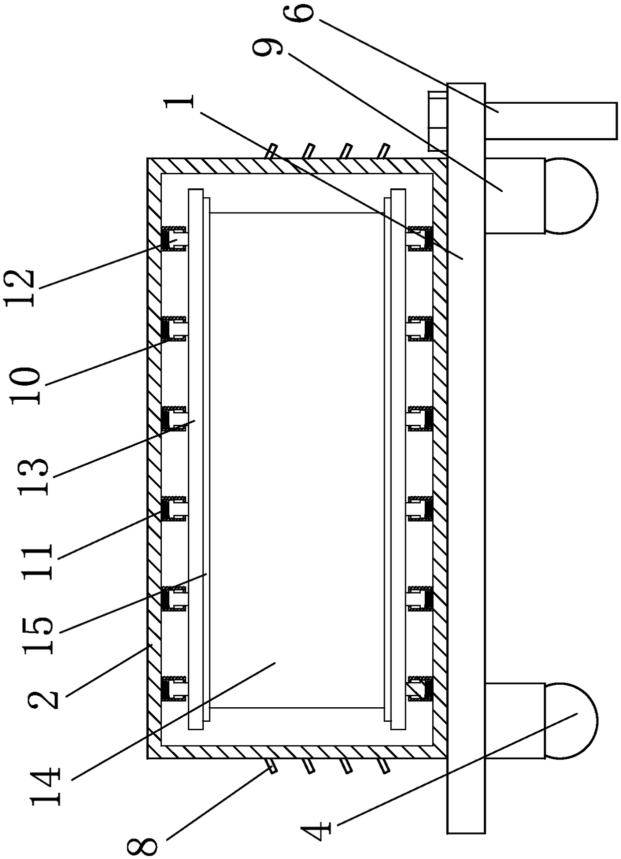 Movably mounted efficient damping type transformer