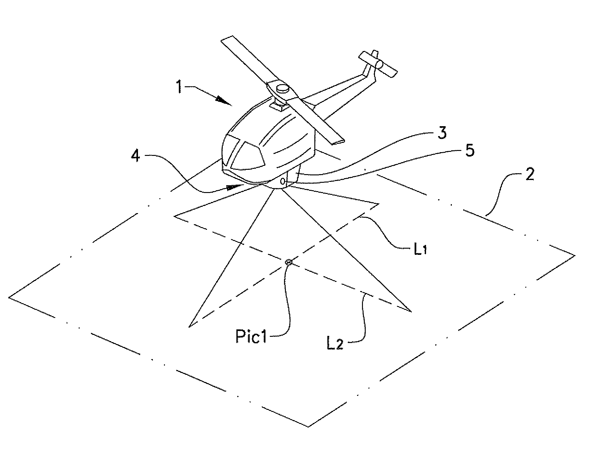 Measuring of a landing platform of a ship