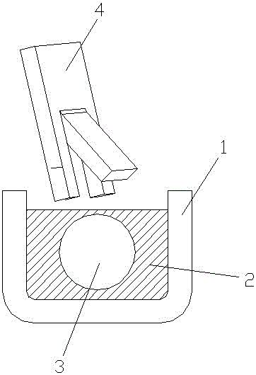 Brass cored flux-cored welding ring and preparation method thereof