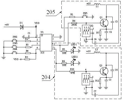 Remote control device for motor vehicle