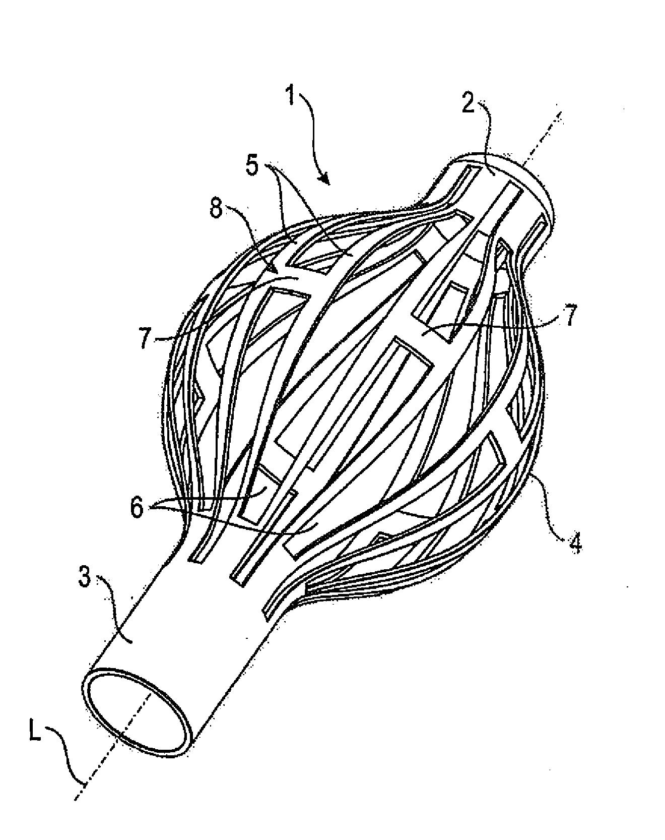 Implant for stabilizing vertebrae or bones