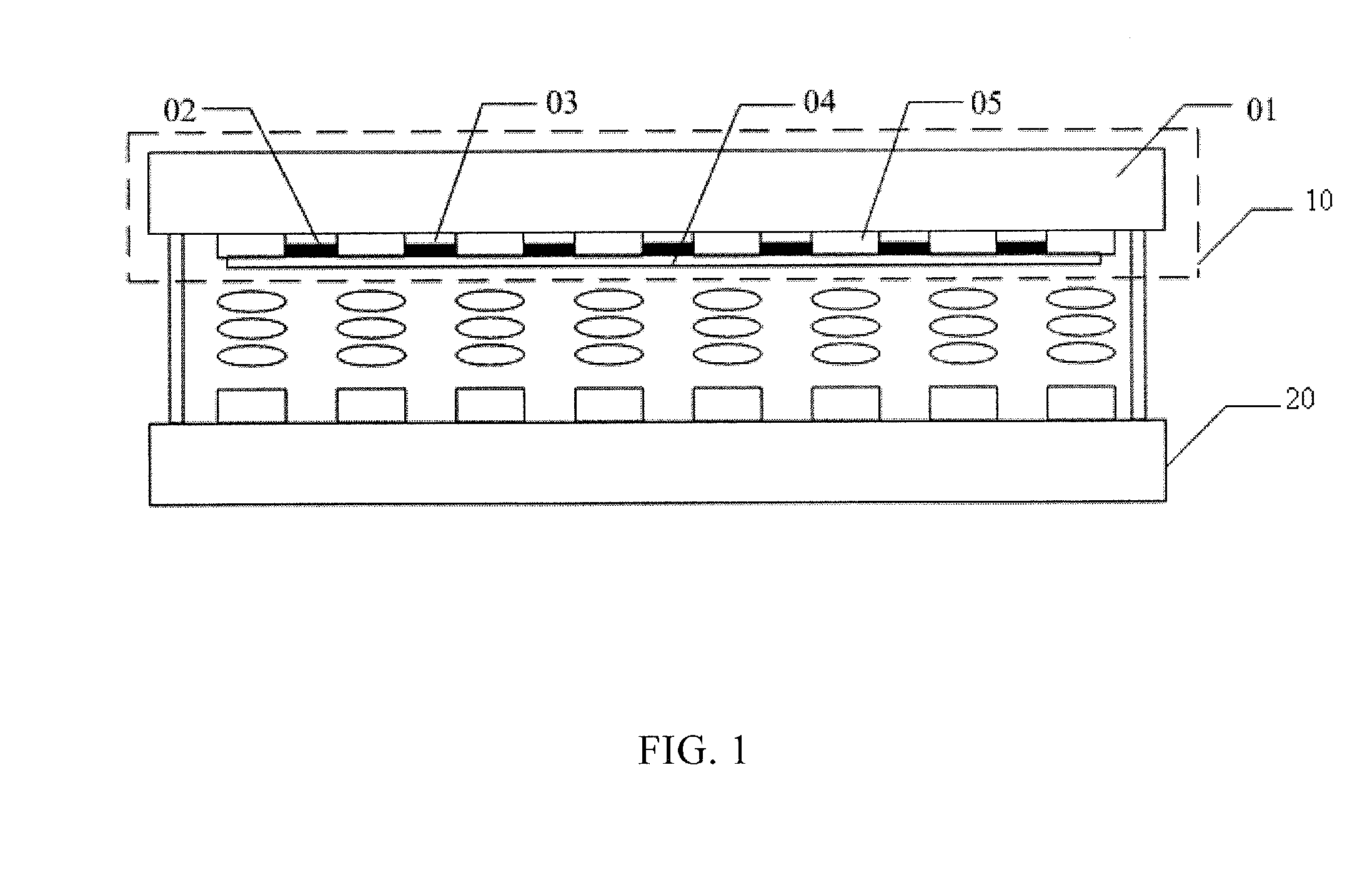 Capacitive in-cell touch screen panel and display device