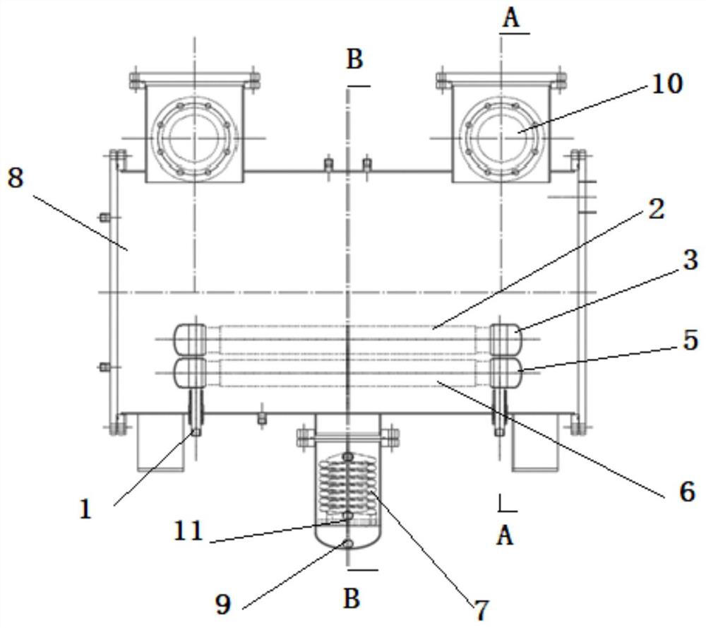 Segmented spiral condensing heat exchanger