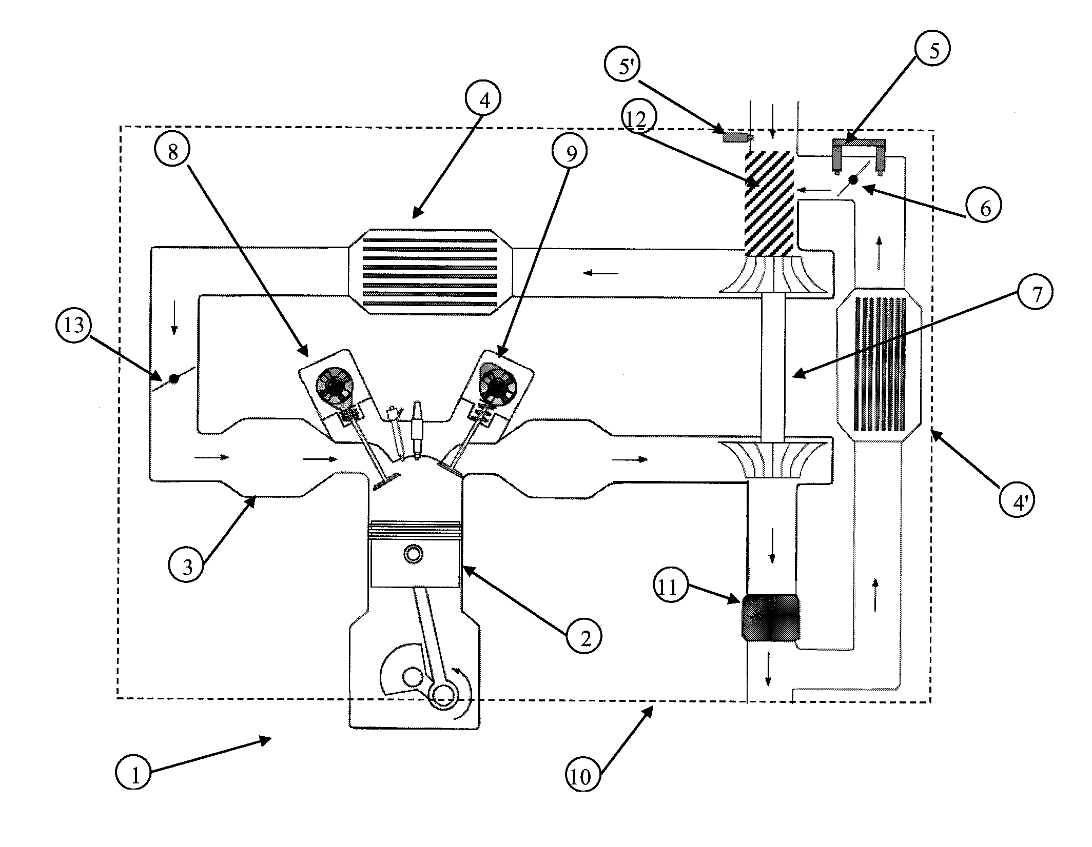 Method of controlling a combustion engine from estimation of the burnt gas mass fraction in the intake manifold