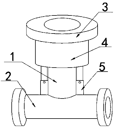 Three-way ceramic valve