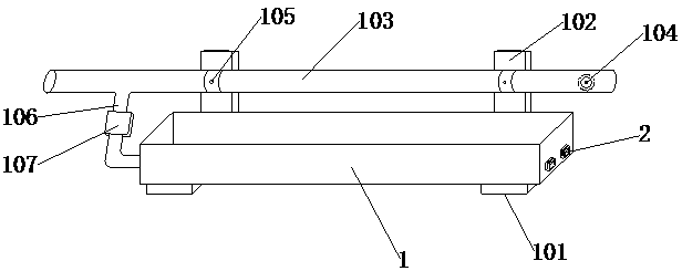 Feeding trough timing flushing system