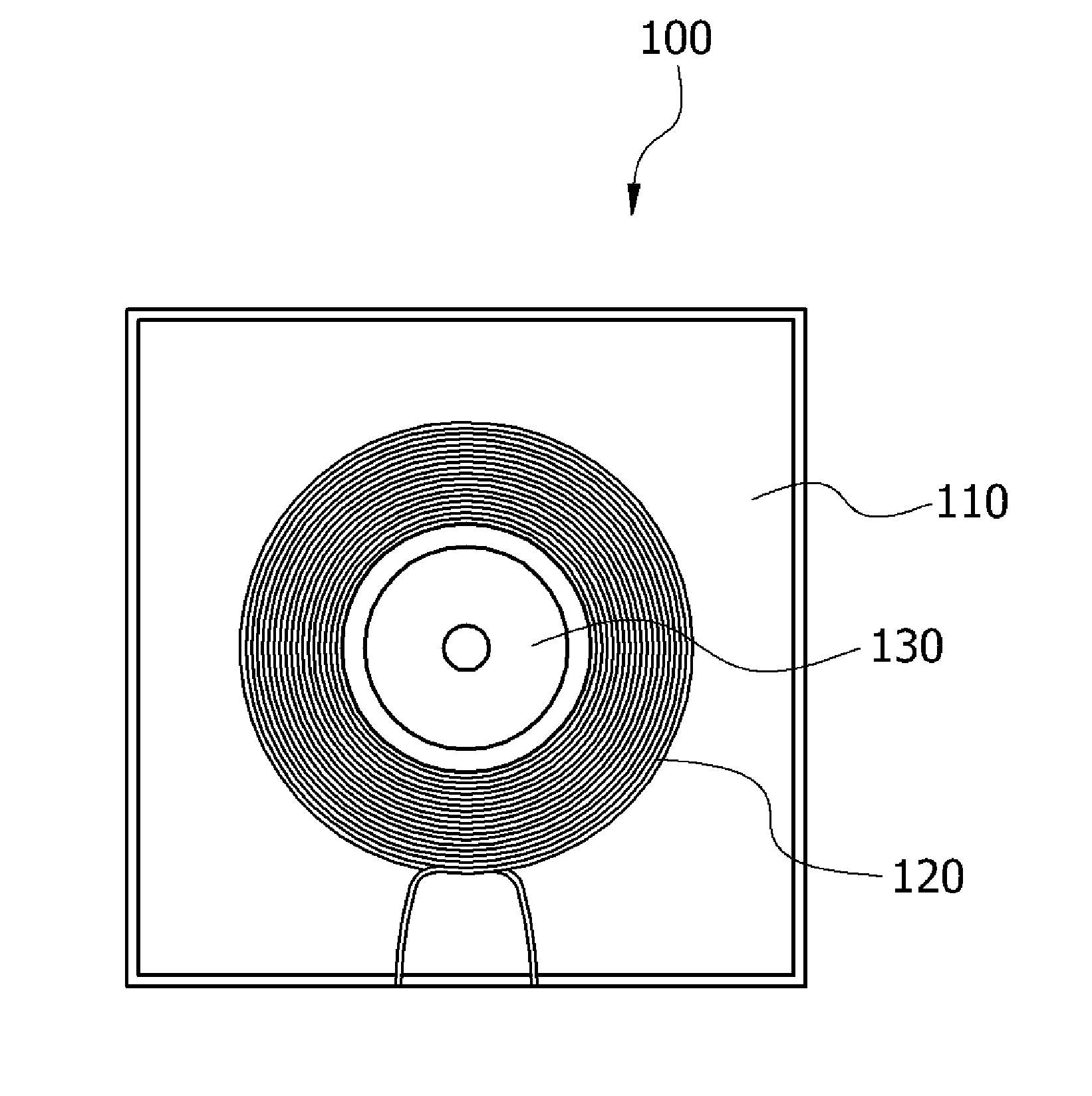 Receiving antenna and wireless power receiving device including the same