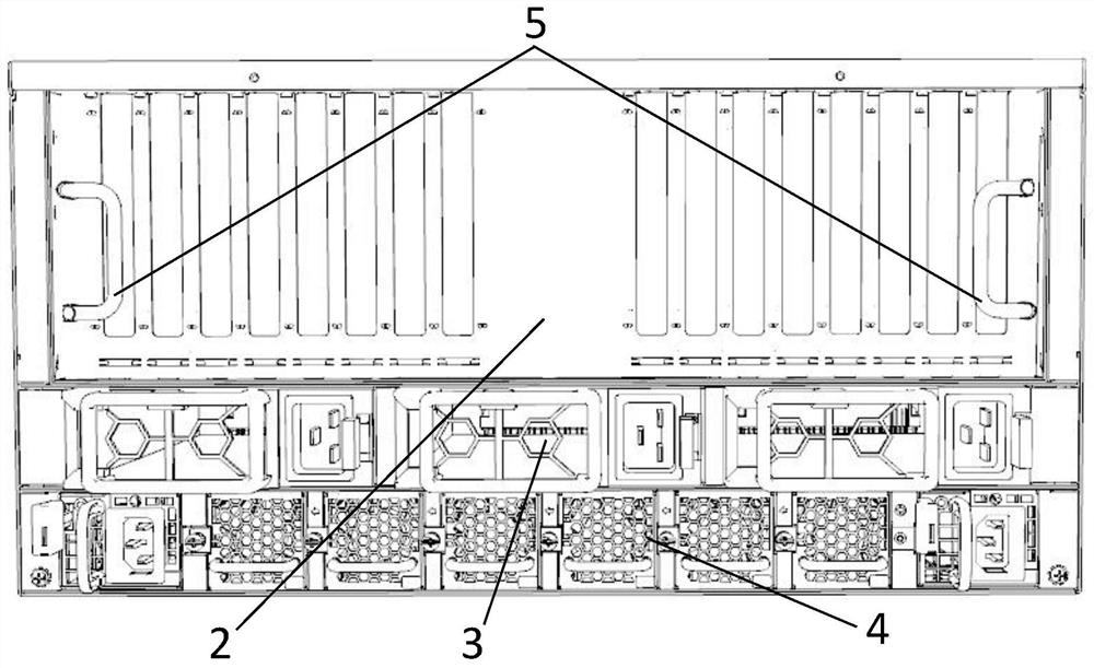 Drawer type high-density FPGA cloud platform case