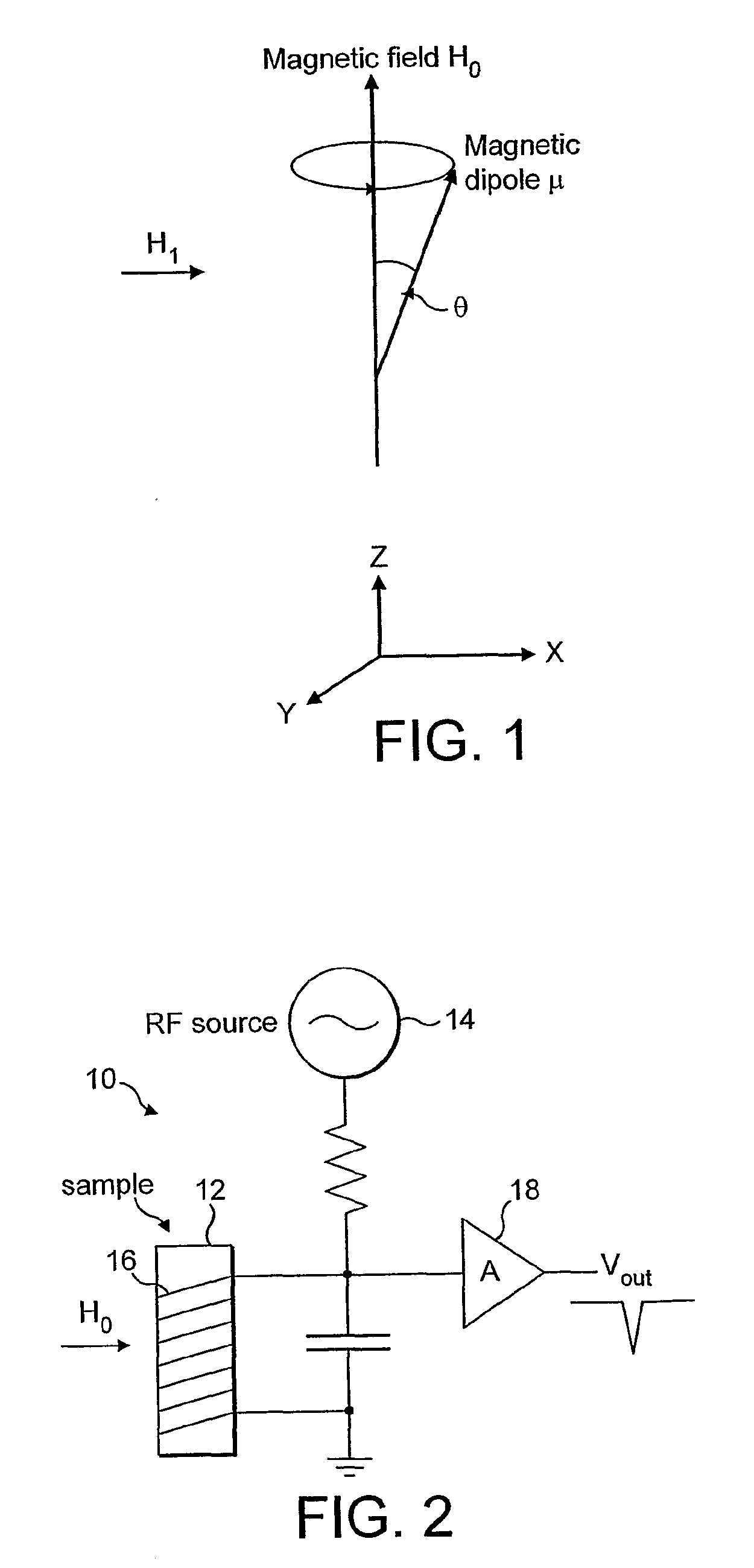 Electric potential sensor for use in the detection of nuclear magnetic resonance signals