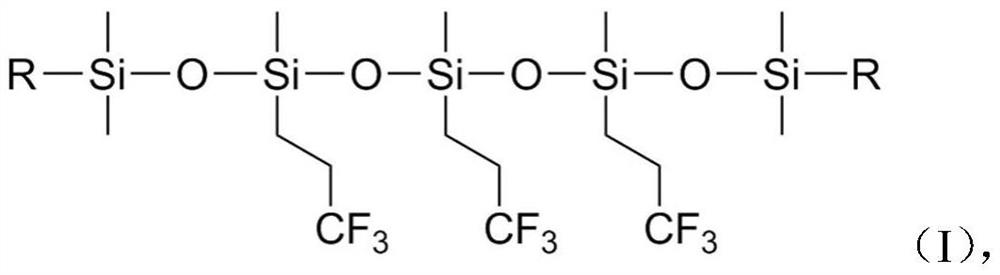 A kind of fluorosilicone oil and preparation method thereof